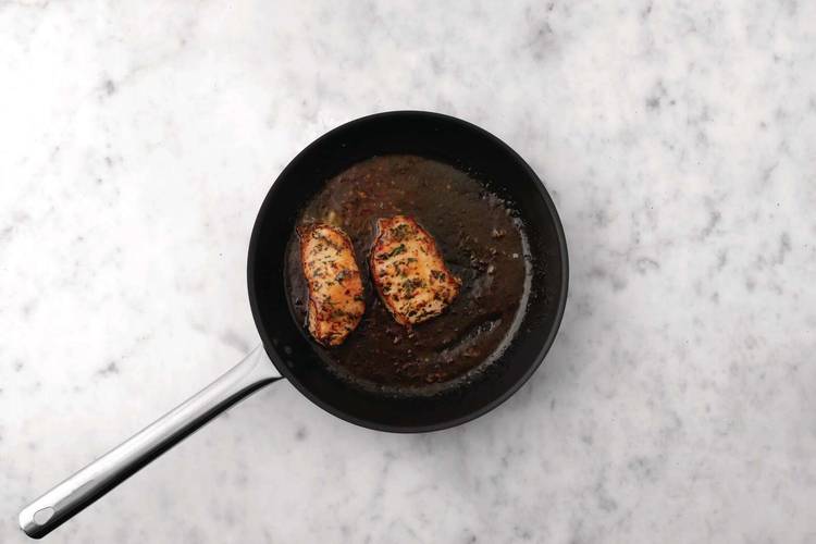 Cook the pork 