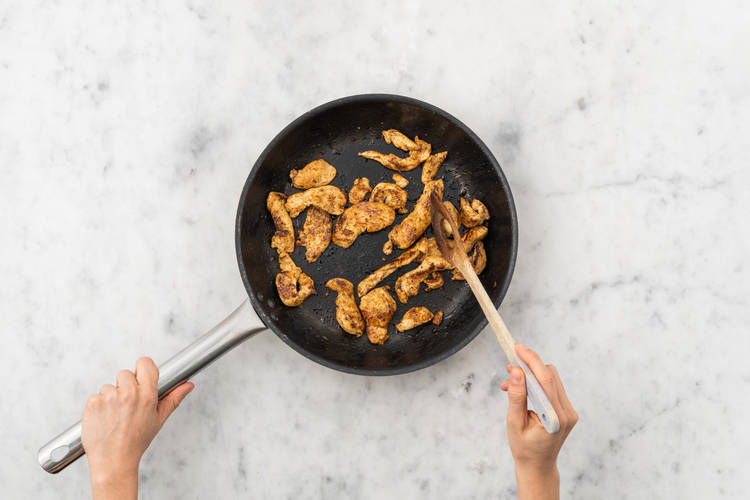 Cook the chicken