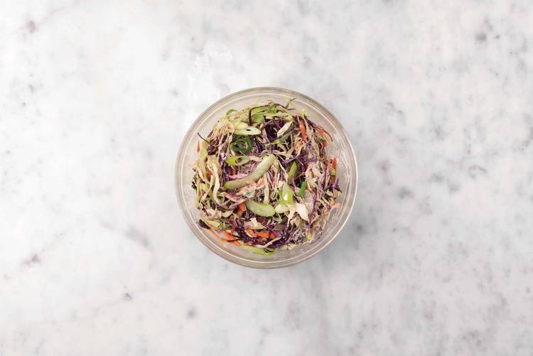 Make the smokey slaw