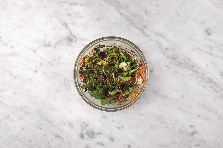 Assemble the slaw