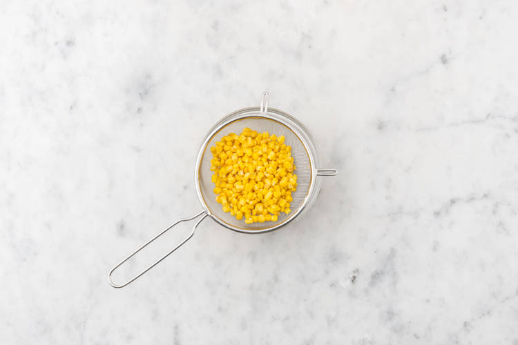 Char the corn