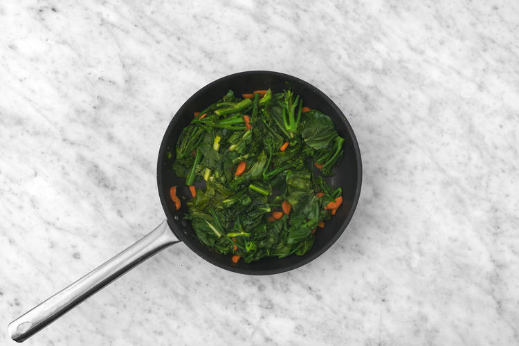 Get prepped & cook the veggies