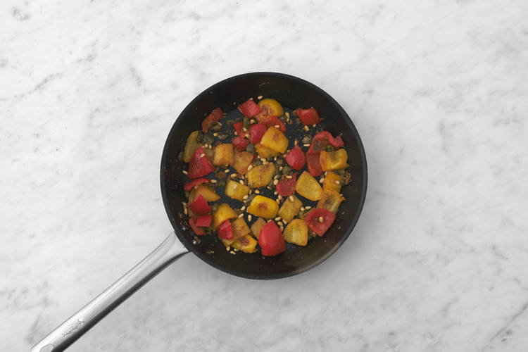 Completare con pangrattato e pinoli