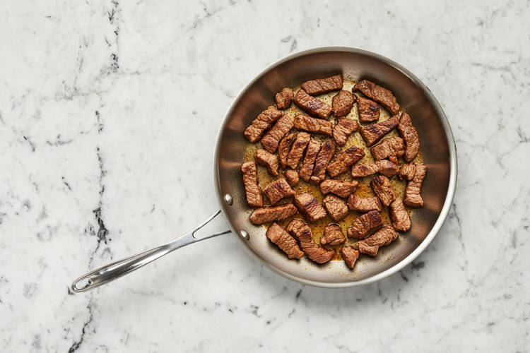 Cook Veggies & Steak
