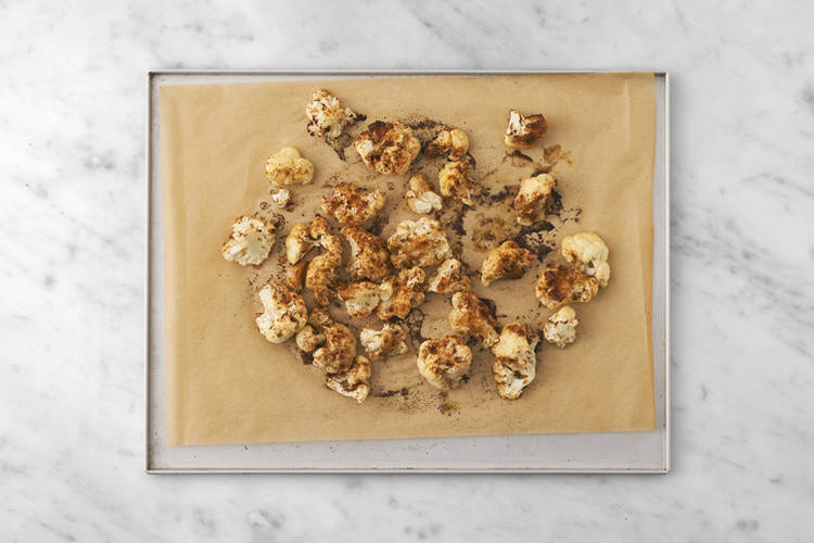 Roast the cauliflower