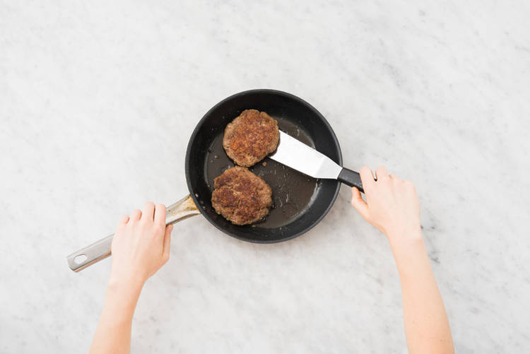 Cook the patties 
