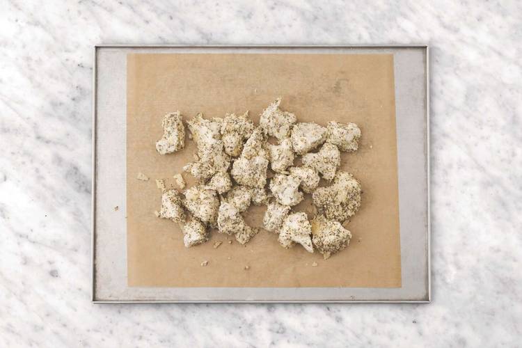 Crumb the cauliflower