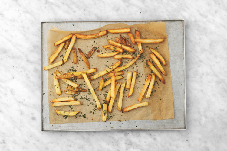 Bake the fries