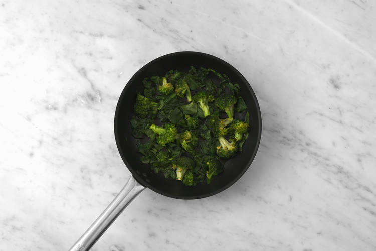 Cook the veggies
