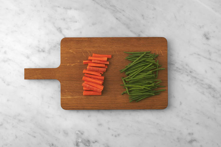 Prep the veggies