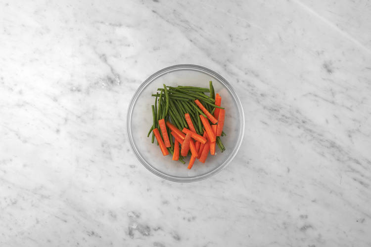 Steam the veggies