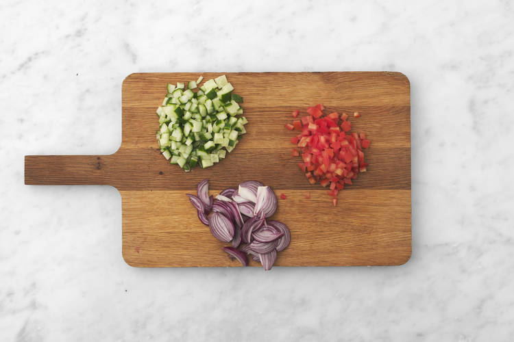 Prep the veggies