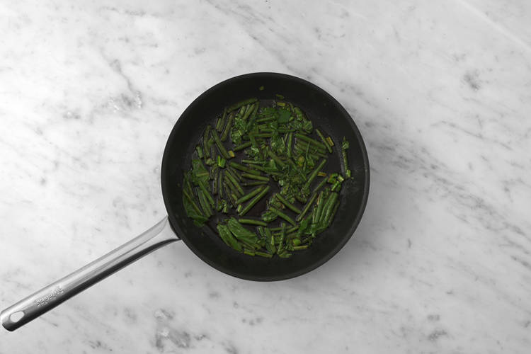 Cook the veggies