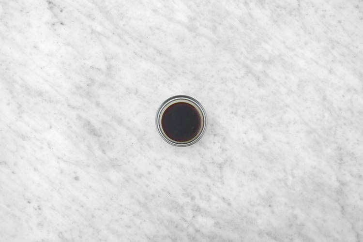 Make the glaze & cook the chicken