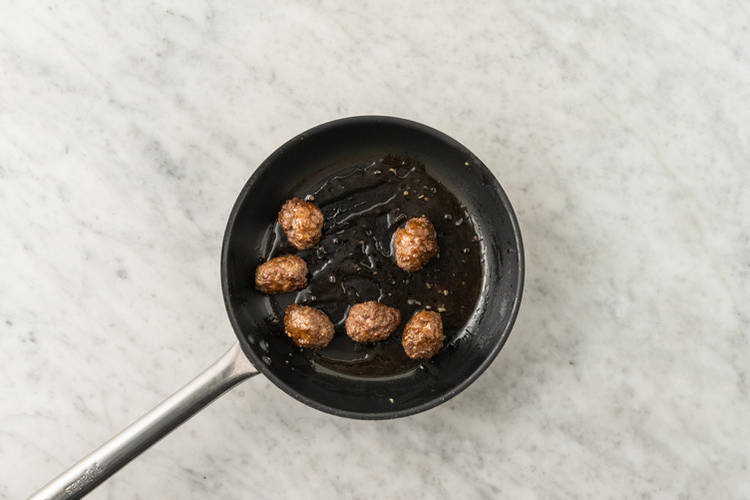 Cook the rissoles