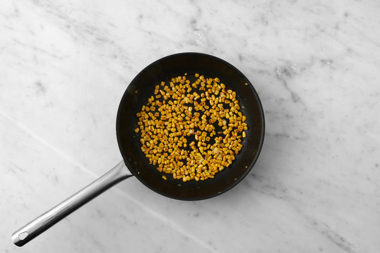 Char the corn
