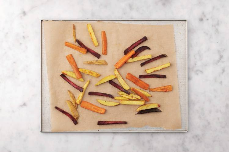 Bake the fries
