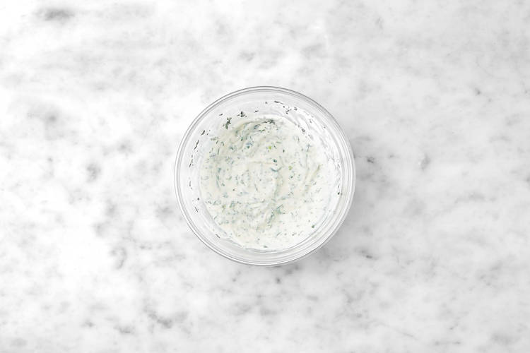 Lav lime-koriandermayonnaise