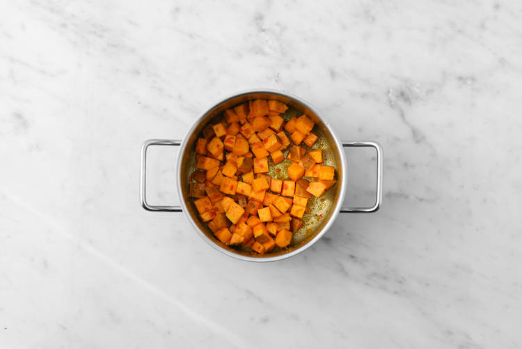 Préparer le curry