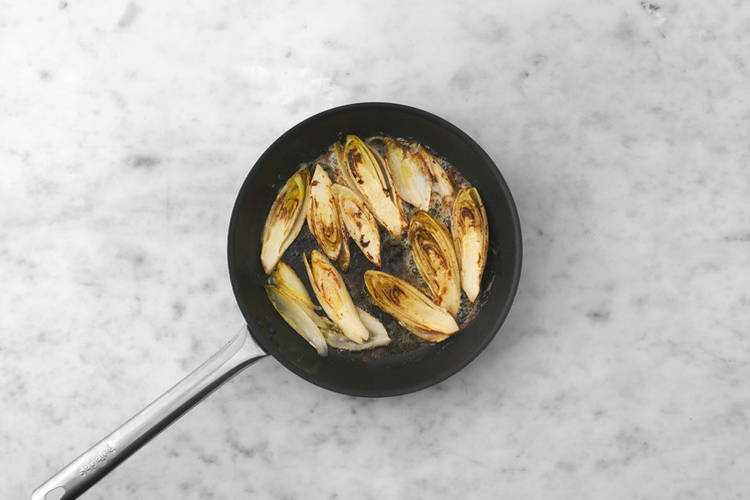 Les endives caramélisent