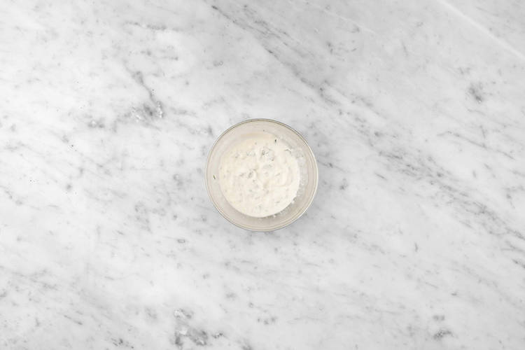 Bland korianderyoghurt