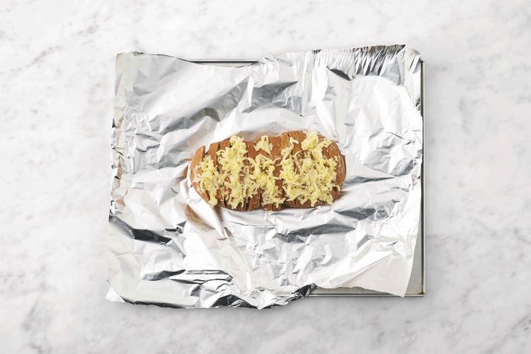 Make the garlic bread