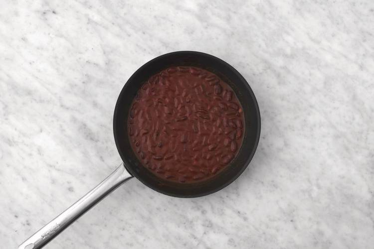 Cook the beans