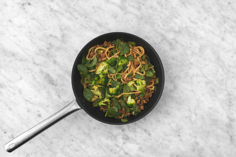 Finish the stir-fry