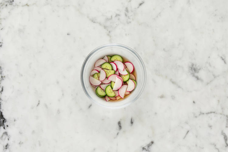 Pickle Radishes & Cucumbers