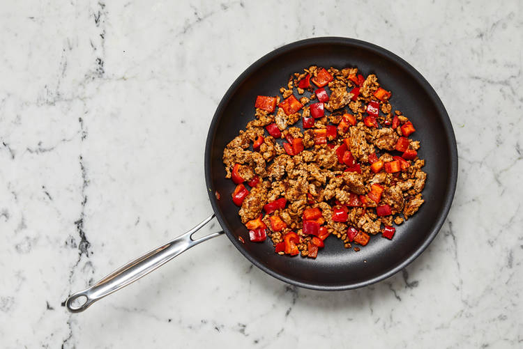 Cook pork filling (Parent Chef)