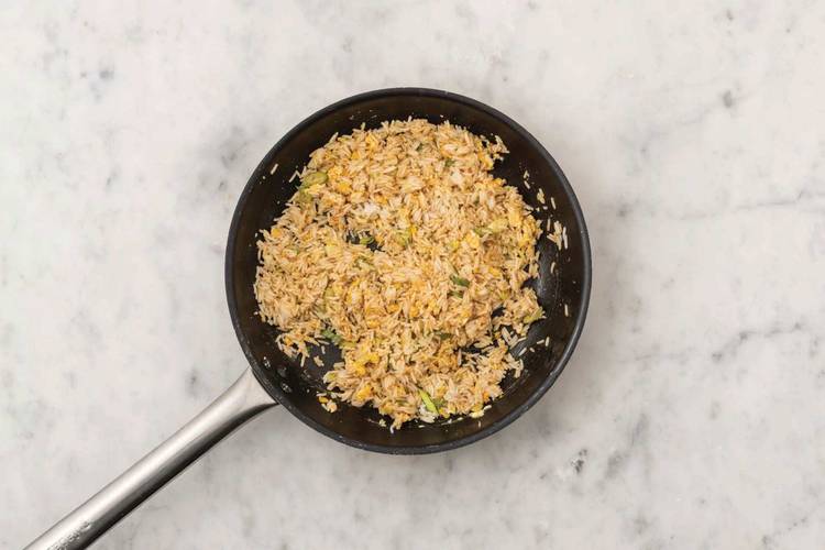 Make the fried rice