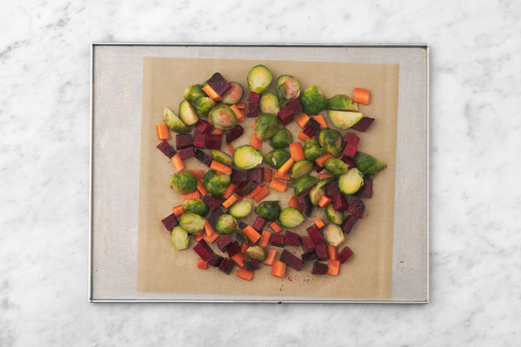 Roast the veggies