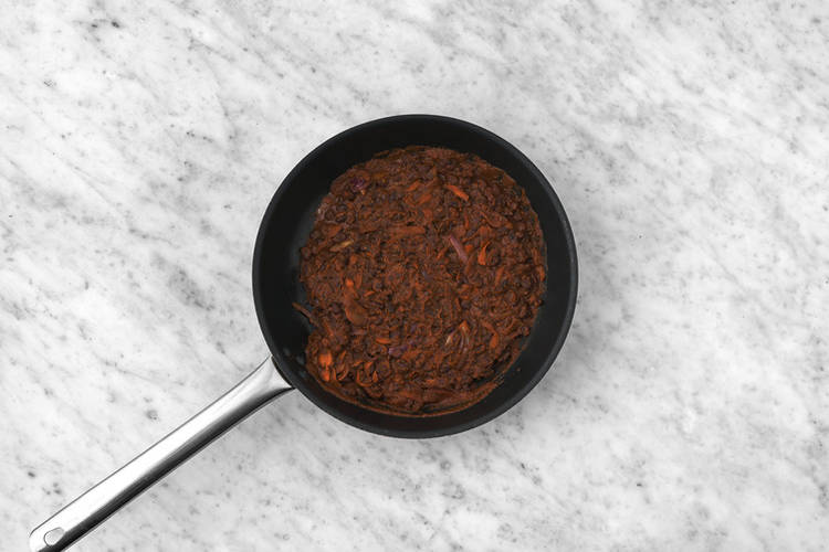 Cook the beef & beans