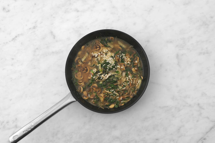 Start the risotto