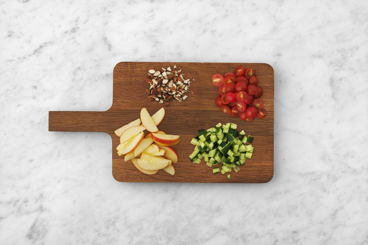 Get prepped & cook the haloumi