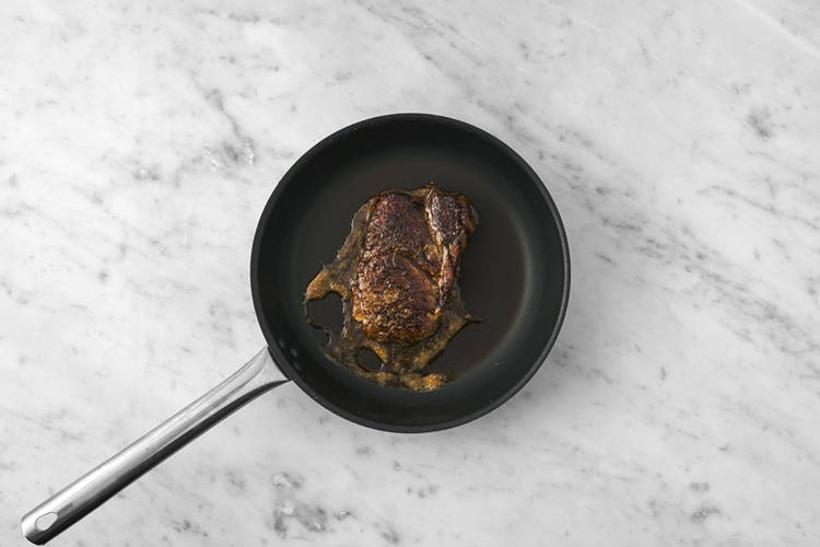 Cook the steak