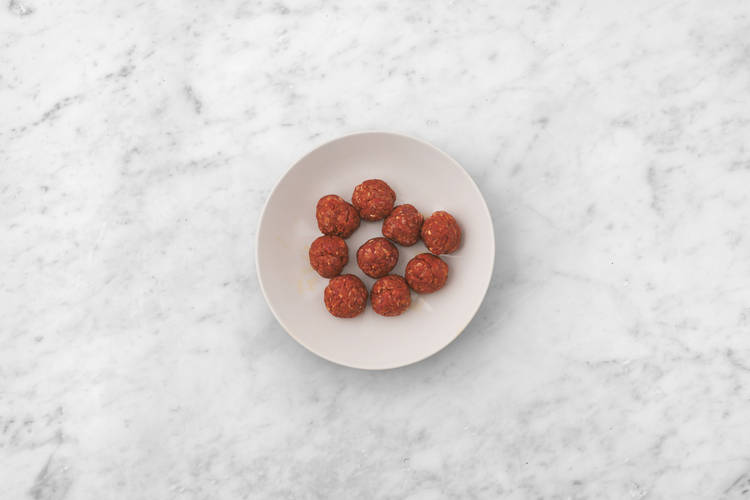 Prep the meatballs