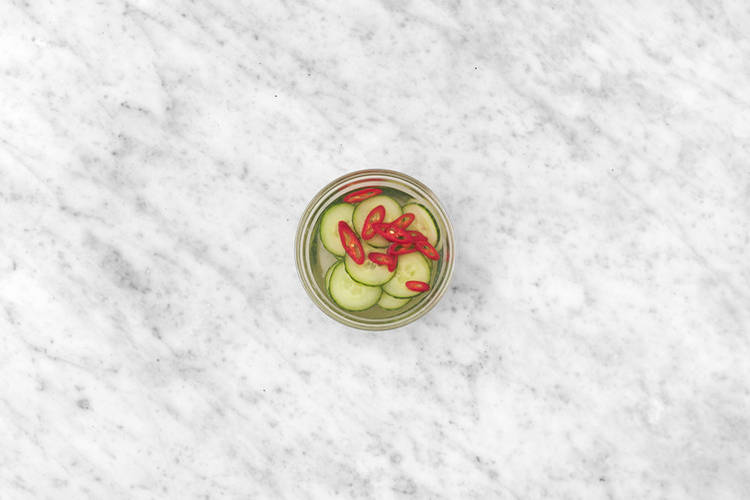 Pickle the cucumber & chilli