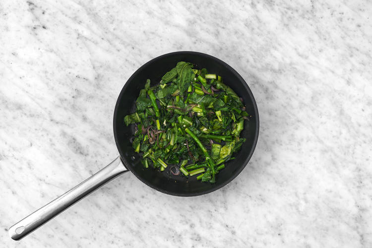 Flavour the veggies