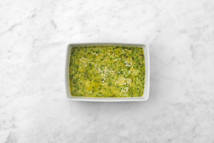 Bake the risotto 
