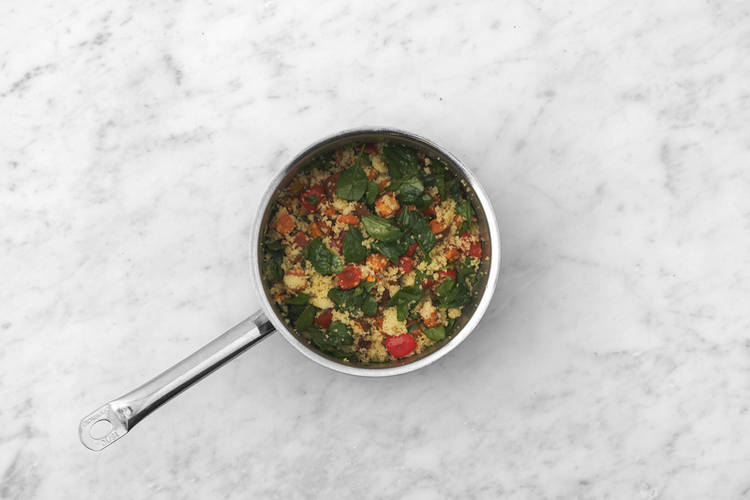 Finish the couscous