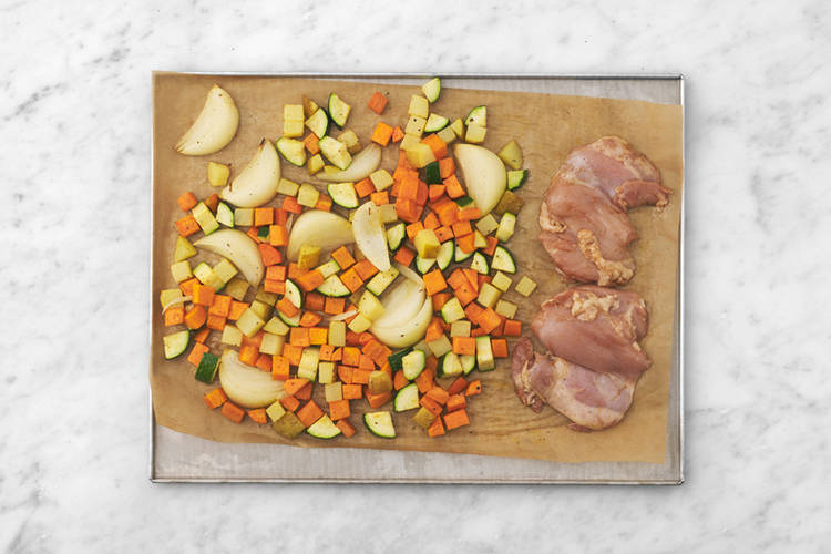 Cook the chicken