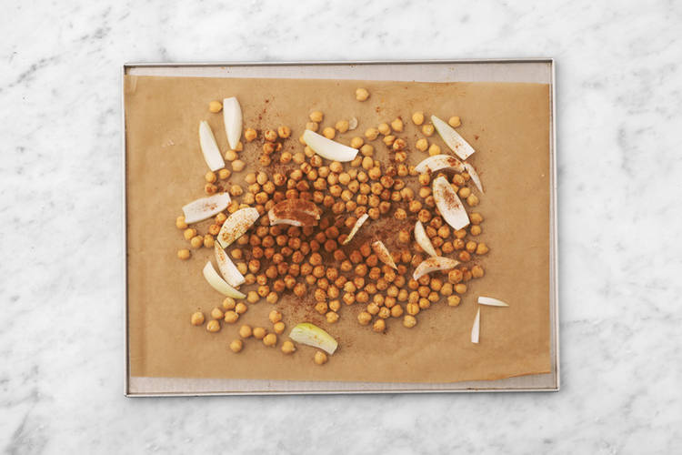 Roast the chickpeas