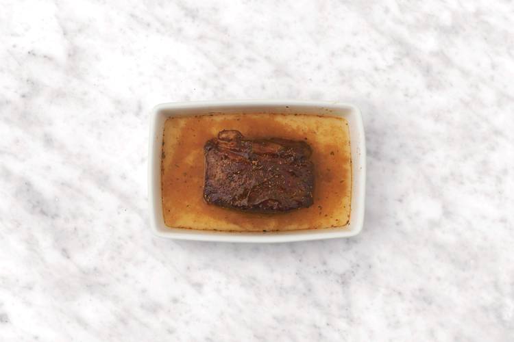 Roast the beef brisket 
