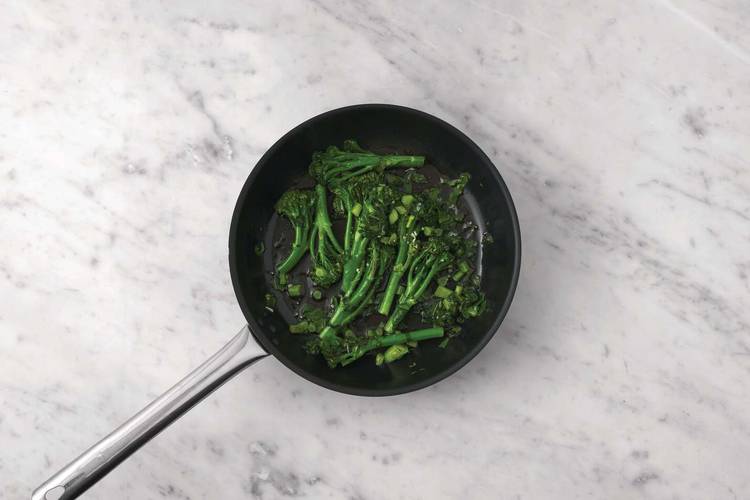 Stir-fry the veggies