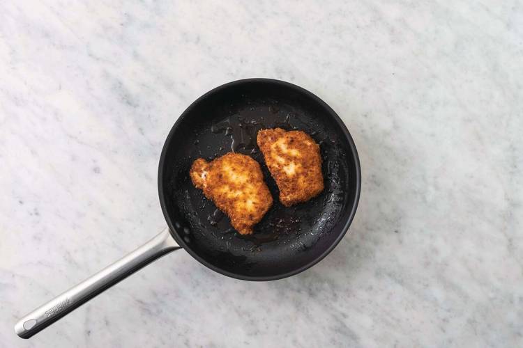Cook the pork