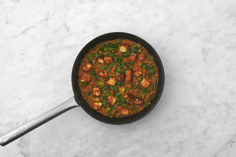 Finish the dhal