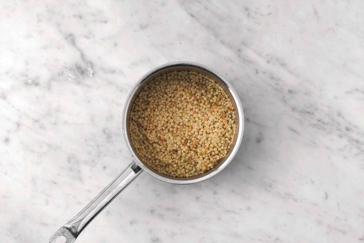 Cook the couscous
