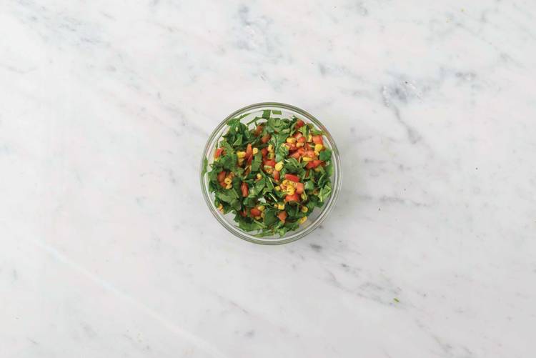 Toss the salsa