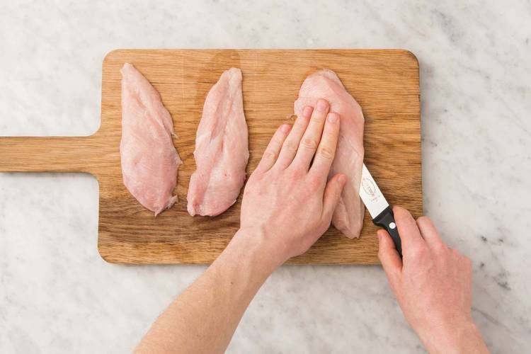 Prep the chicken 